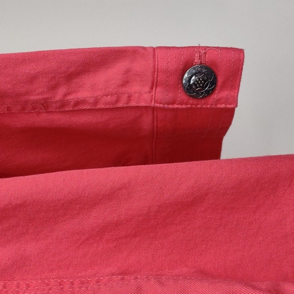 NWOT Women's Christopher & Banks size XL Coral colored button down Jacket - Picture 6 of 10